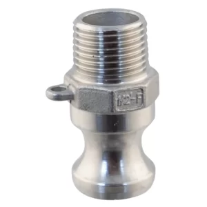 CONECTOR CAMLOCK MACHO CON ROSCA DE 1/2" MACHO (TIPO F)