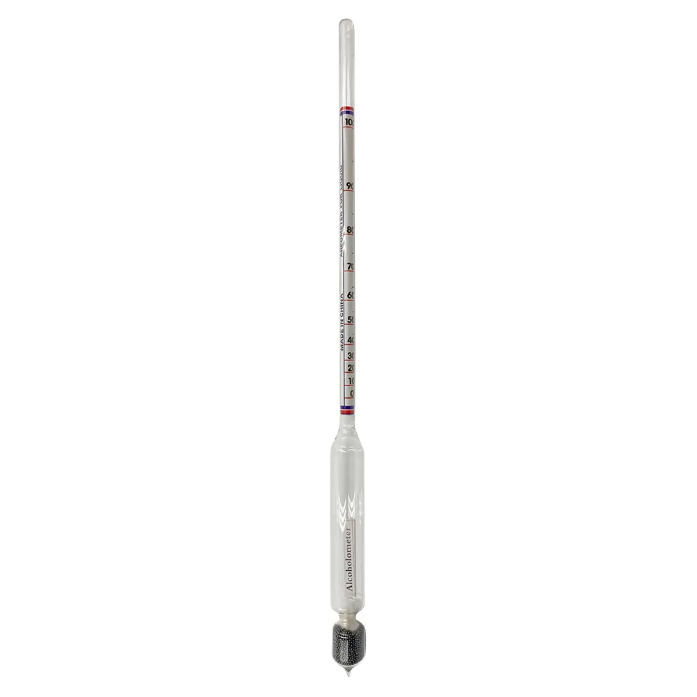 DENSIMETRO PARA ALCOHOL CON ESCALA DE 0-100%