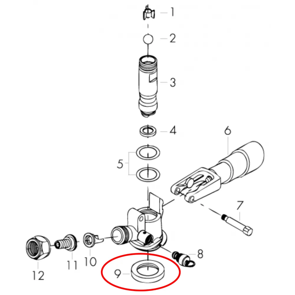 EMPAQUE DEL ASIENTO PARA ACOPLADOR "D" MICROMATIC - Image 2