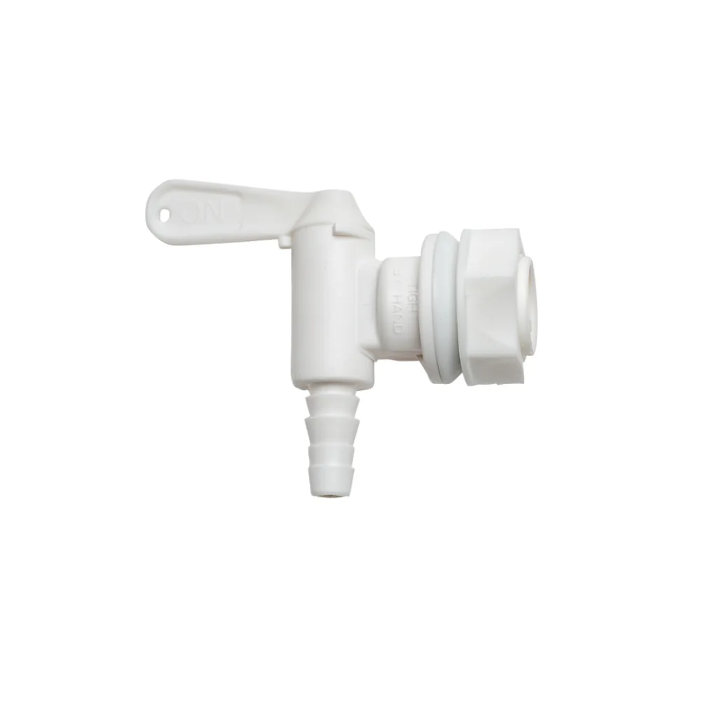 GRIFO DE PLASTICO BLANCO PARA CUBETA DE FERMENTACIÓN 1/2"