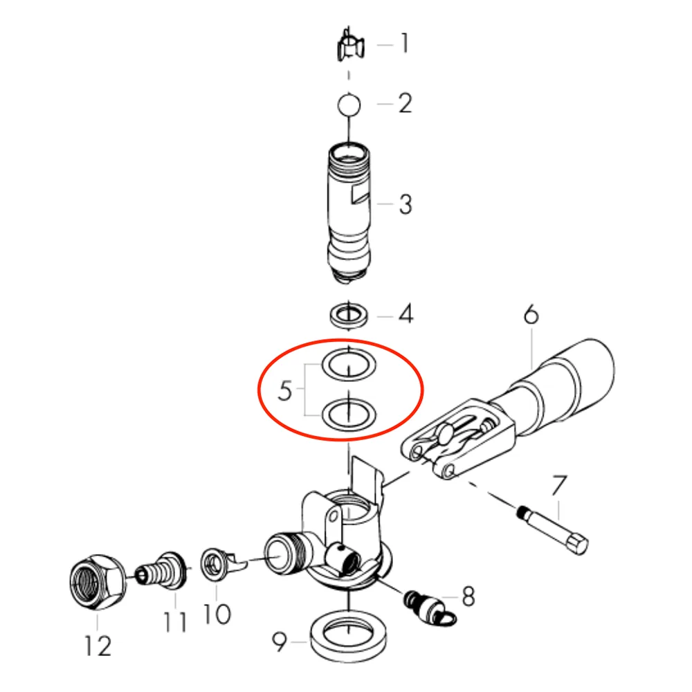 O-RING PARA CUERPO DE ACOPLADOR "D" MICROMATIC