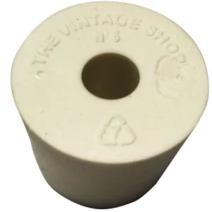 TAPON No. 6 CON PERFORACION PARA AIRLOCK