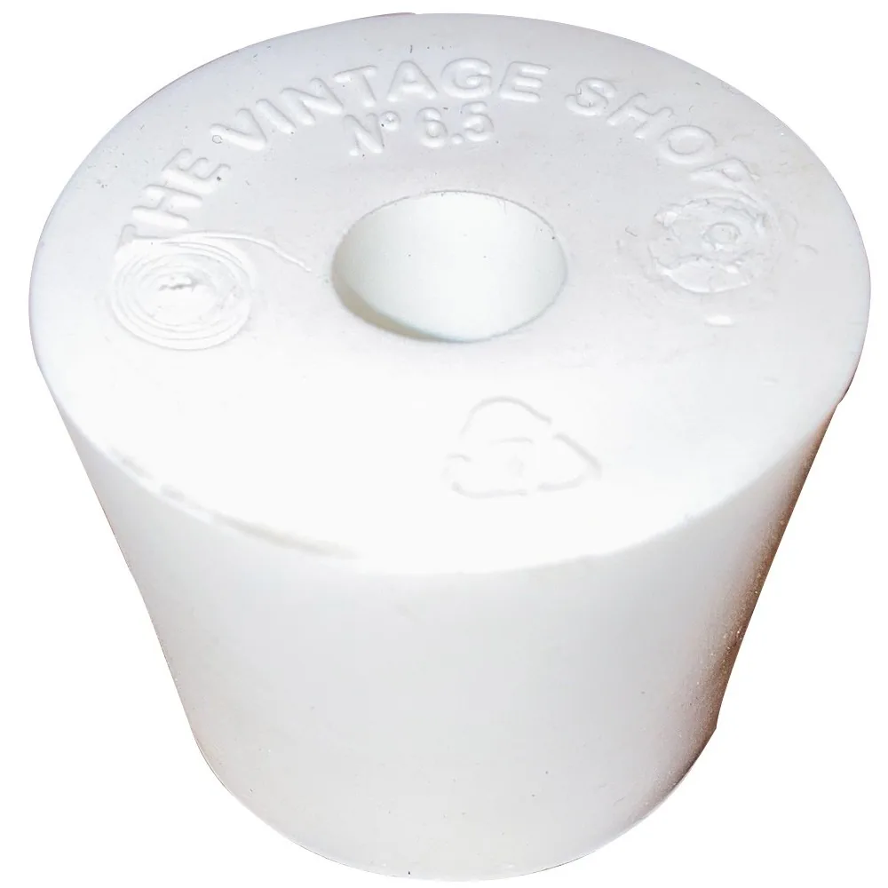 TAPON No. 6.5 CON PERFORACION PARA AIRLOCK