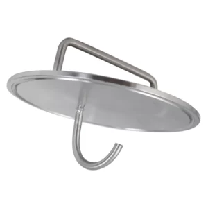 TAPA TRI-CLAMP DE 4" PARA PUERTO DE DRY HOPPING CON GANCHO