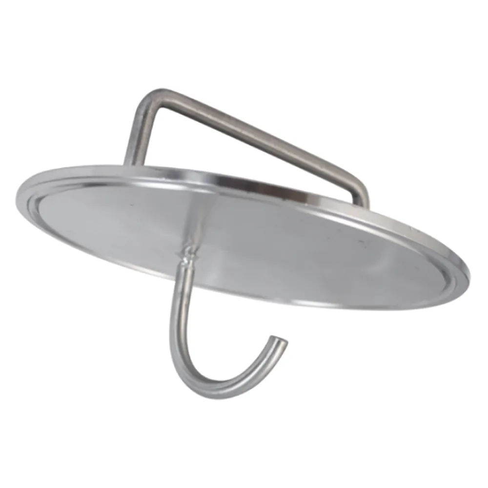 TAPA TRI-CLAMP DE 4" PARA PUERTO DE DRY HOPPING CON GANCHO