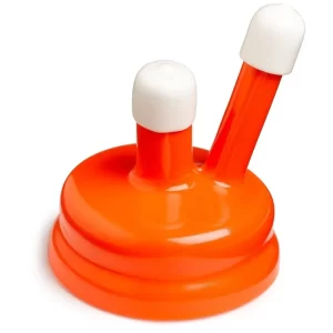 TAPA NARANJA PARA GARRAFON DE VIDRIO