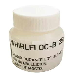 WHIRLFLOC GRANULADO, ENVASE 25 GRAMOS