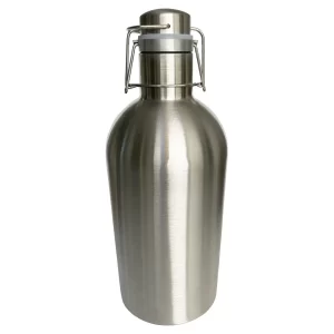 GROWLER DE ACERO INOXIDABLE DE 2 LITROS Y DOBLE PARED