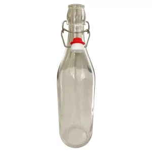BOTELLA SWING TOP 1 LITRO TRANSPARENTE