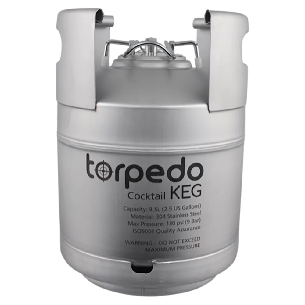 BARRIL TORPEDO COCKTAIL 9.5 LITROS, CONEXION D - Image 2