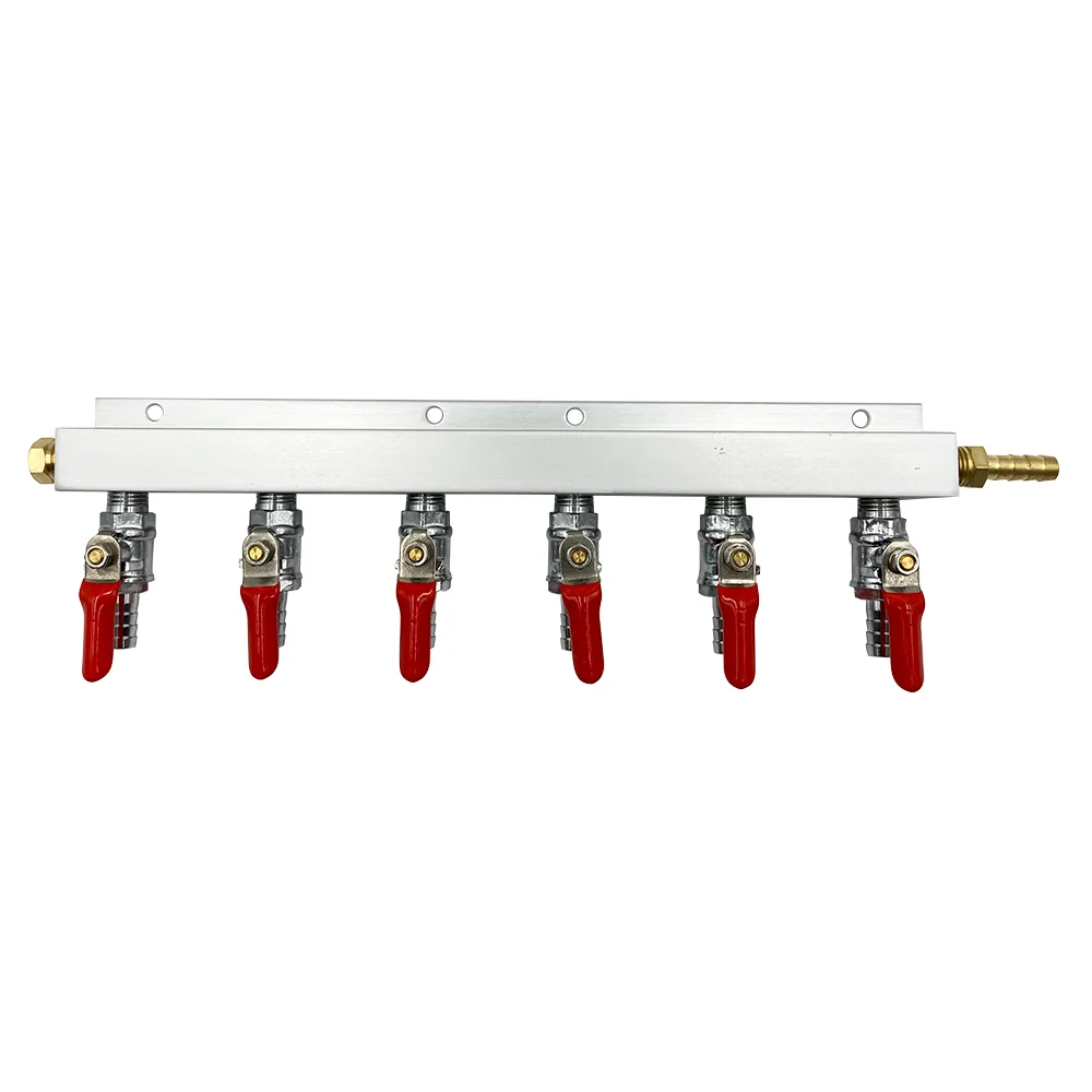 DISTRIBUIDOR / MANIFOLD CO2 6 VIAS