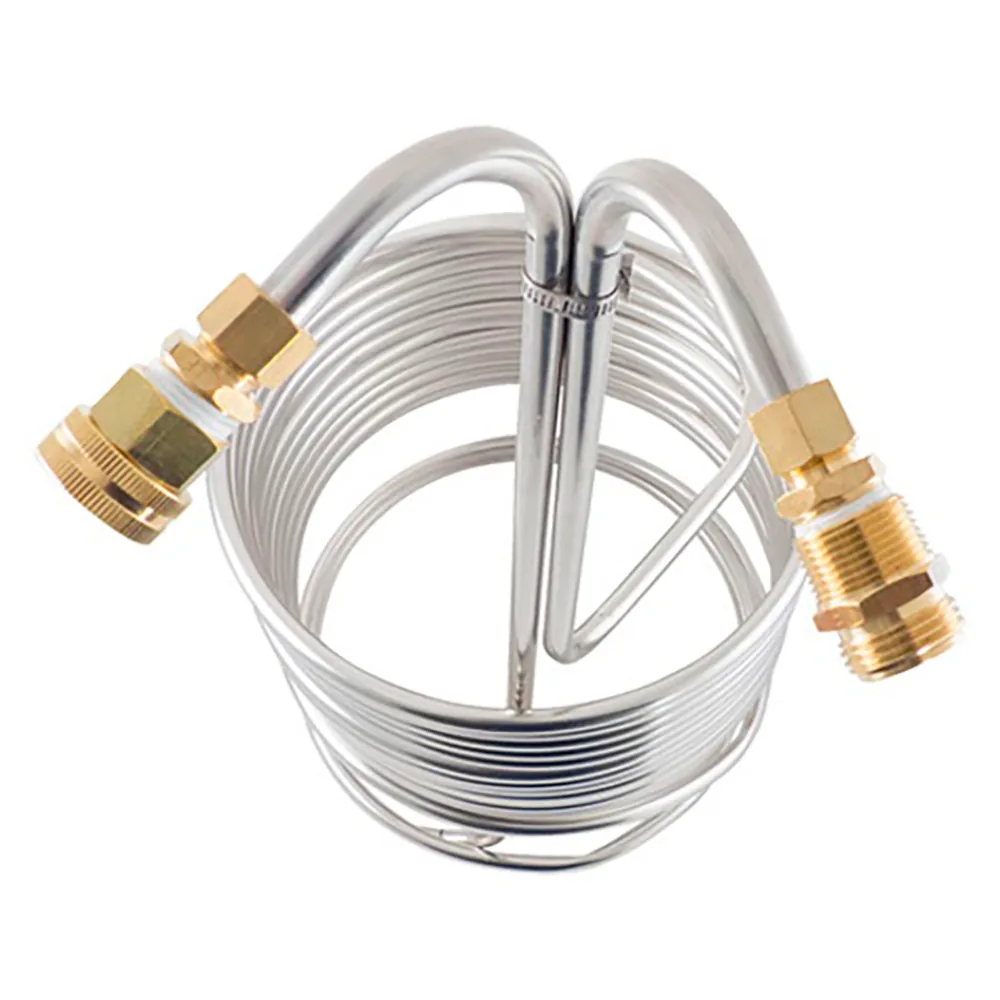 ENFRIADOR DE MOSTO DE ACERO INOX. 50' X 1/2" - Image 2