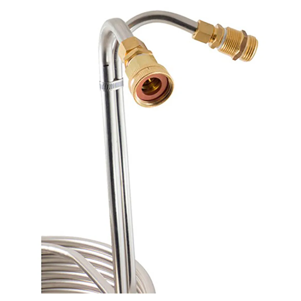 ENFRIADOR DE MOSTO DE ACERO INOX. 50' X 1/2" - Image 3
