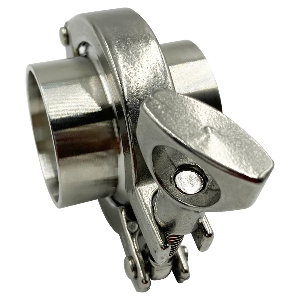 FERULAS SOLDABLES (2) TRI-CLAMP 1.5" CON EMPAQUE Y ABRAZADERA - Image 3