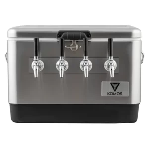 JOCKEY BOX DE ACERO INOXIDABLE KOMOS® (4 GRIFOS) - ENTRADA TRASERA