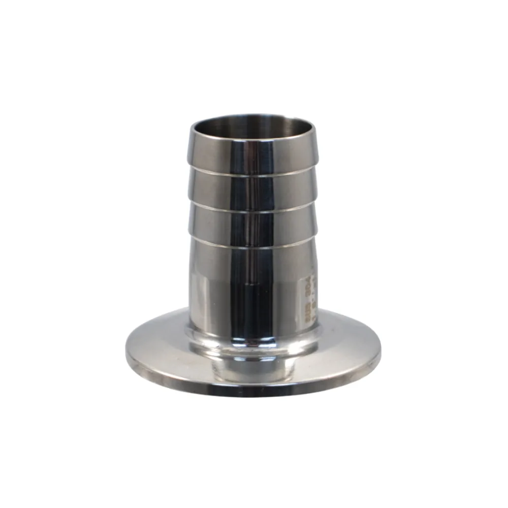 ESPIGA TRI-CLAMP 1.5" CON ESPIGA DE 1" (CORTA) DE ACERO INOXIDABLE