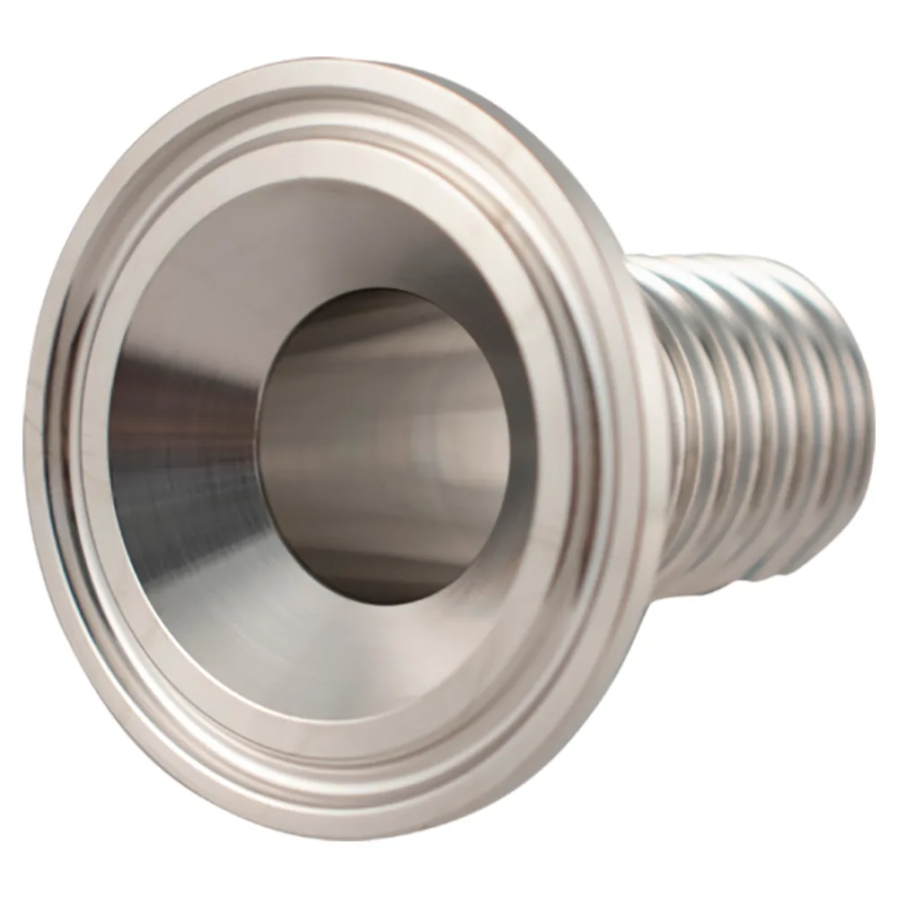 ESPIGA TRI-CLAMP 1.5" CON ESPIGA DE 1" (LARGA) DE ACERO INOXIDABLE - Image 3