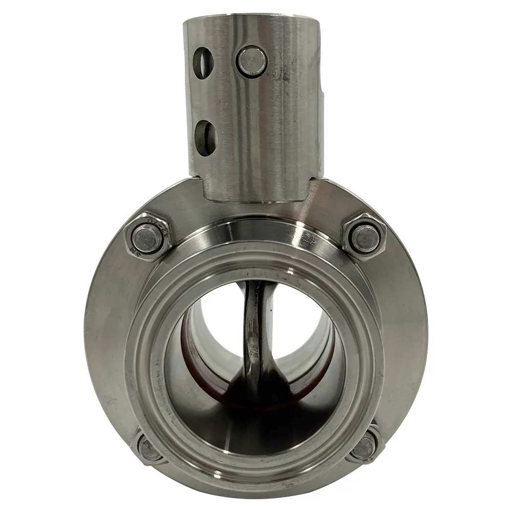 VALVULA DE MARIPOSA TRI-CLAMP 1.5" DE ACERO INOXIDABLE - Image 2