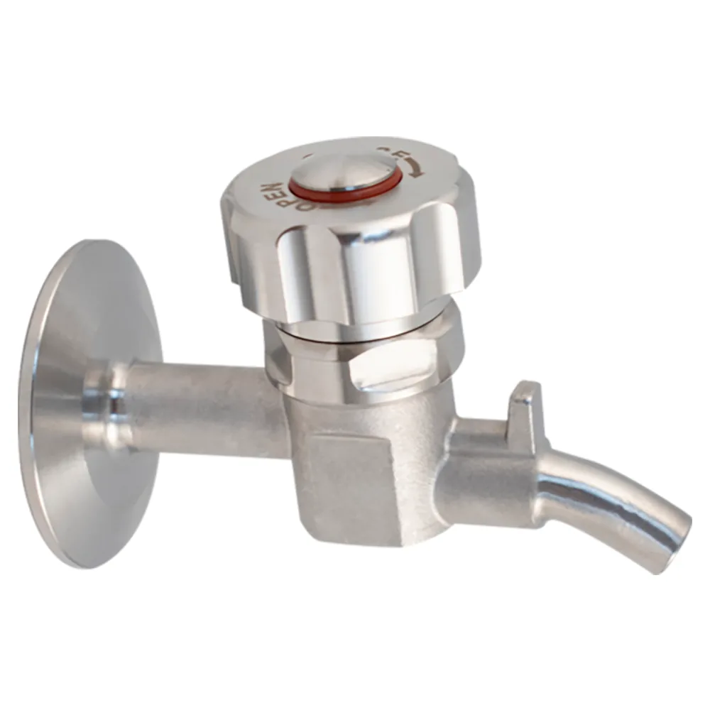 VALVULA DE MUESTREO TRICLAMP 1.5" COMPATIBLE CON PIGTAIL