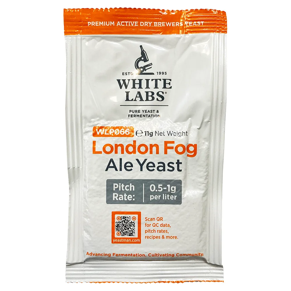 LEVADURA WHITE LABS WLP066 LONDON FOG 11 g FECHA DE CONSUMO PREFERENTE ANTERIOR