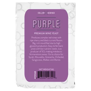 LEVADURA CellarScience® PURPLE Dry Wine Yeast 8 g