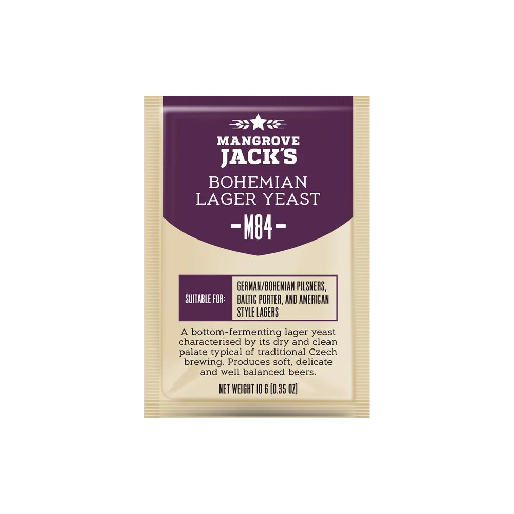 LEVADURA M84 BOHEMIAN LAGER10 g FECHA DE CONSUMO PREFERENTE ANTERIOR
