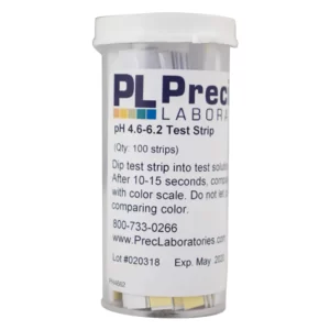 TIRAS INDICADORAS DE pH (4.2-6.2) RANGO DE CERVEZA